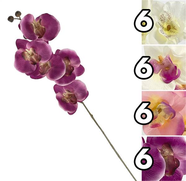 VEA RAMO ORCHIDEA 72CM 4ASS. NIC62244 