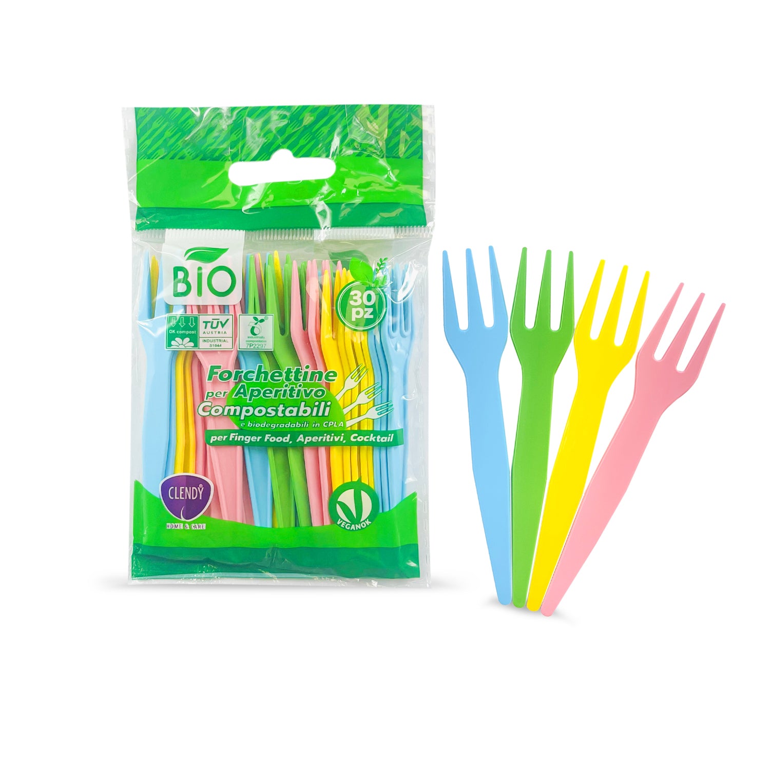 CLENDY FORCHETTINE APERITIVO 30PZ