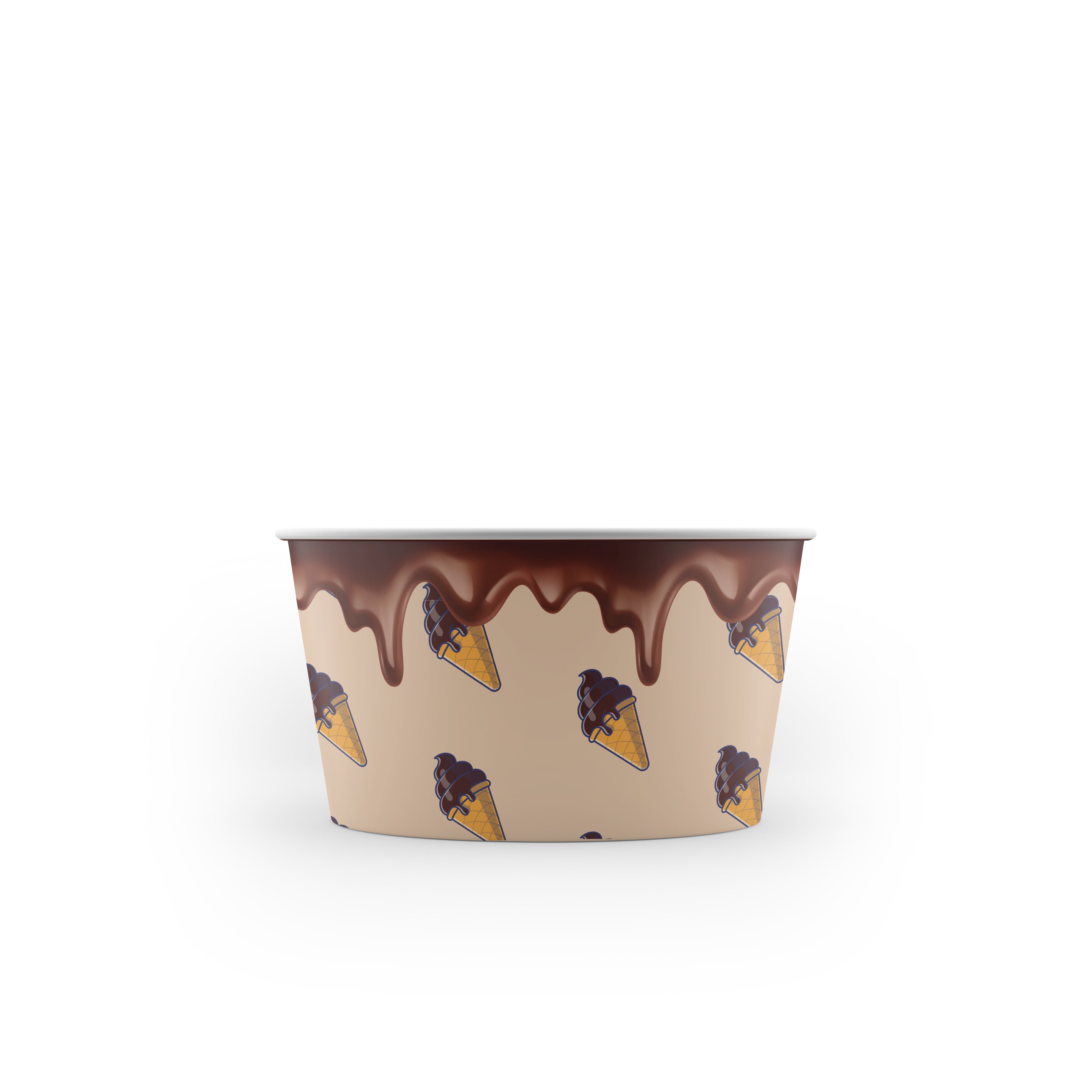 CLENDY COPPETTE GELATO IN CARTA 12PZ 4 OZ