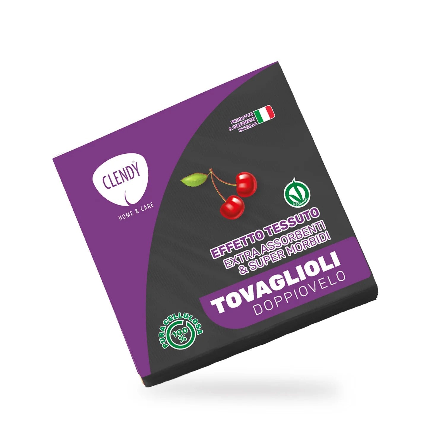 CLENDY TOVAGLIOLI 2 VELI 25PZ NERI