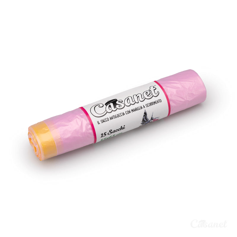 CASANET SACCO CM.55X65 CON MANIGL ROSA