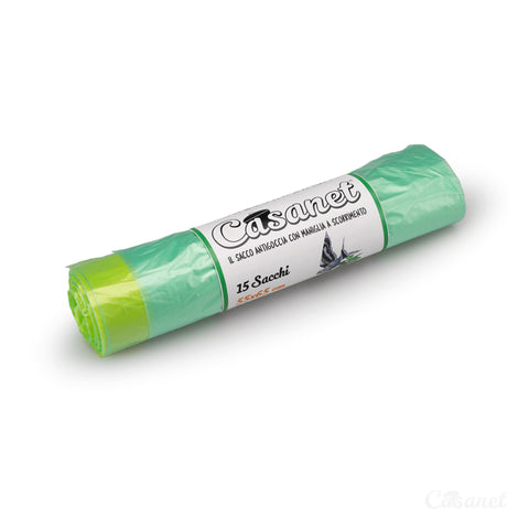 CASANET SACCO CM.55X65 CON MANIG VERDE - Infinity Home Store