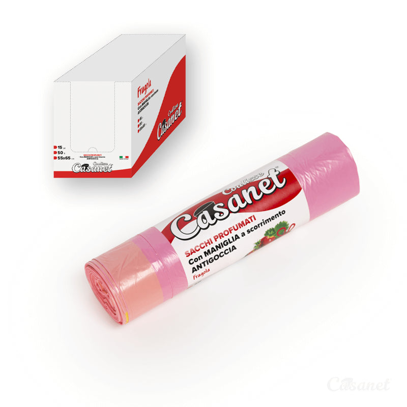 CASANET SACCO PROF FRAGOLA 55X65 15PZ