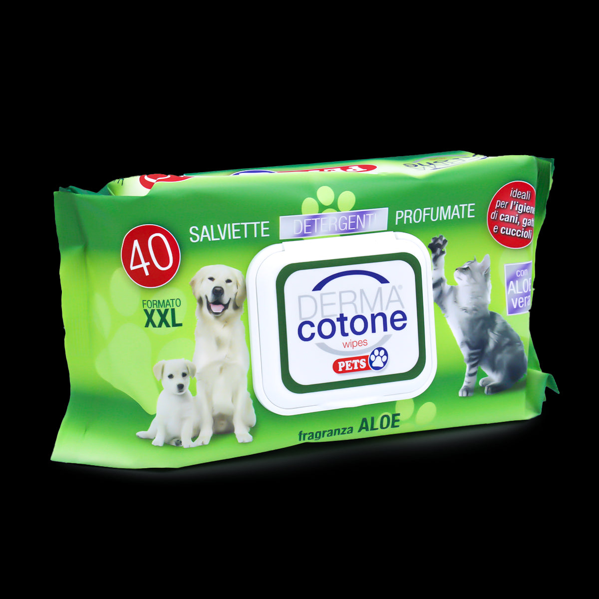 DERMACOTONE SALV. PETS 40PZ 20X30 ALOE