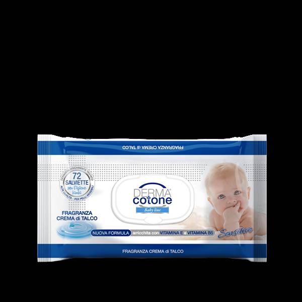 DERMACOTONE SALVIETTINE 72PZ CREMA DI TALCO