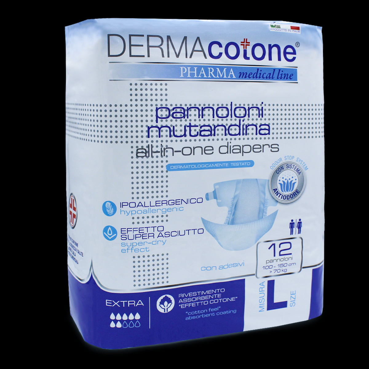 DERMACOTONE PANNOLONE MUTAND TG.L 12PZ