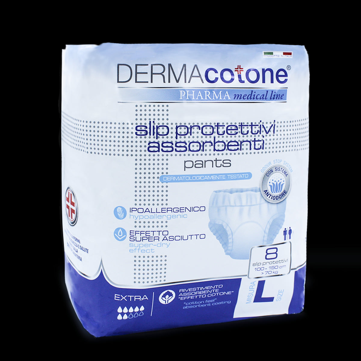 DERMACOTONE PANTS ASSORBENTI TG.L 8PZ