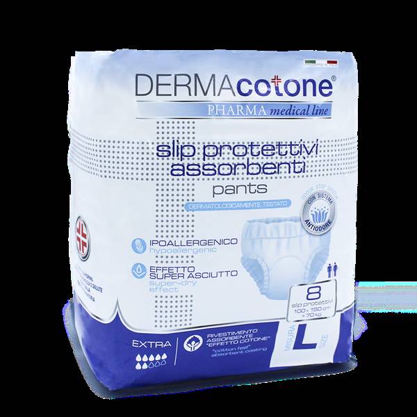 DERMACOTONE PANTS ASSORBENTI TG.L 8PZ 