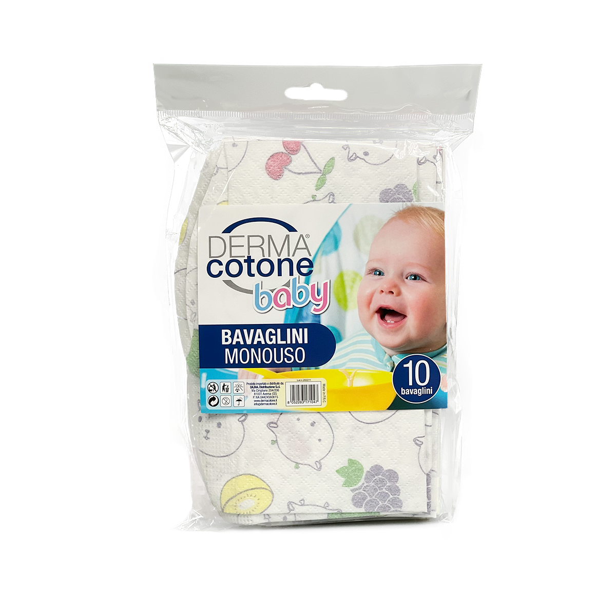 DERMACOTONE BAVAGLINI MONOUSO 10PZ