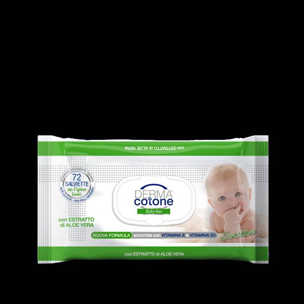 DERMACOTONE SALVIETTINE 72PZ ALOE 