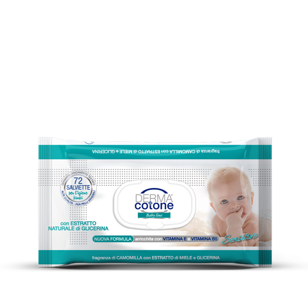 DERMACOTONE SALVIETTINE 72PZ CAMOMILLA