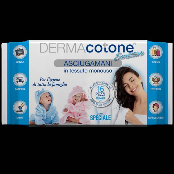 DERMACOTONE ASCIUGAMANI M/USO 80X40 16PZ 