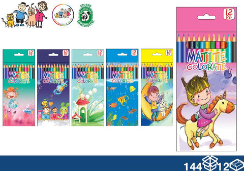 EOL COLORI PASTELLO 12PZ 17CM