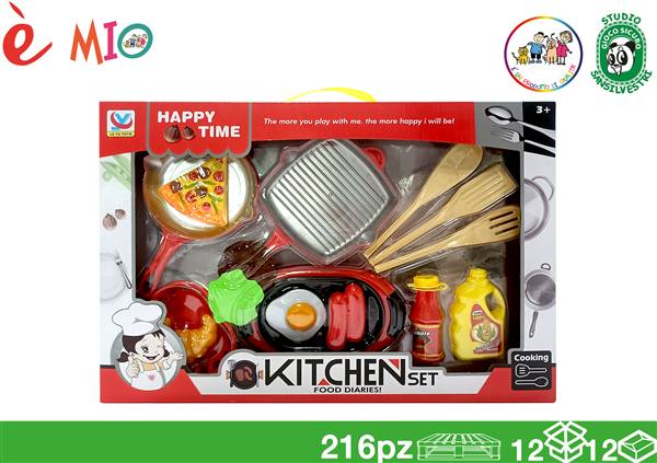 EOL CUCINA KIT 14PZ 43X6X30 