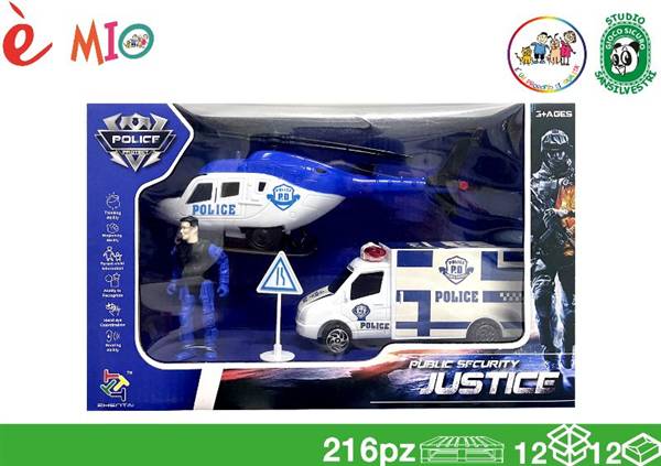 EOL MEZZO POLIZIA + ELICOTTERO 