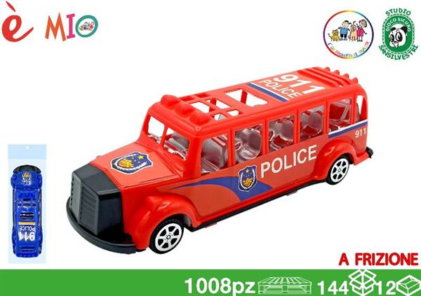 EOL PULLMAN POLIZIA 25CM A FRIZIONE