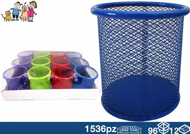 EOL PORTAPENNE METALLO 10X9CM COLORATO