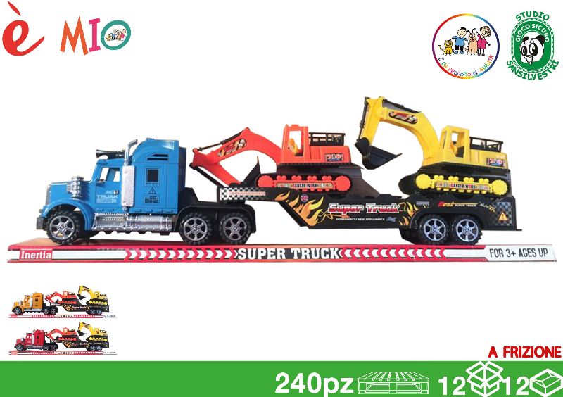 EOL CAMION 47CM CON 2 GRU 17CM ASS. 51X14X9