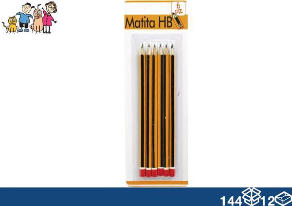EOL MATITE 6PZ HB 17CM 