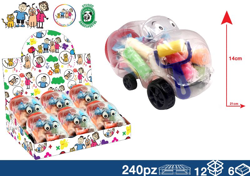 EOL PLASTILINA FORMA AUTO 21X14 20PZ+FOR