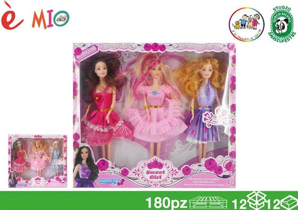 EOL BAMBOLE SWEET 29CM 33X38X6 