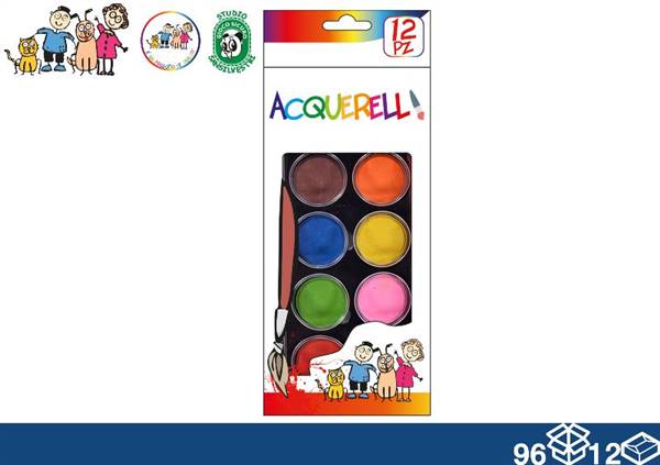 EOL COLORI BOX AD ACQUA GRANDI 12COL 