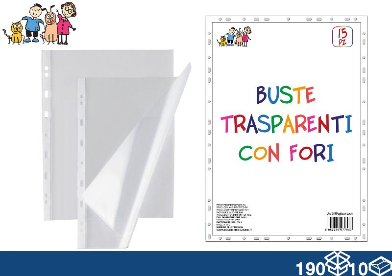 EOL FOGLI CON BUCHI 15PZ