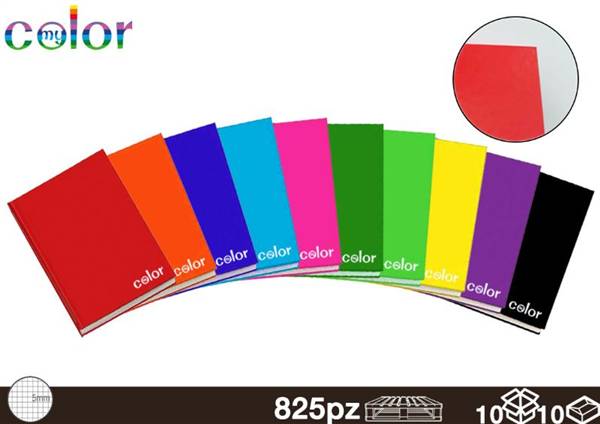 MAXI QUADERNI MYCOLOR CARTA 60FF 5MM 