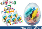 EOL PLASTILINA FORMA UOVO 17CM 24PZ+FORM