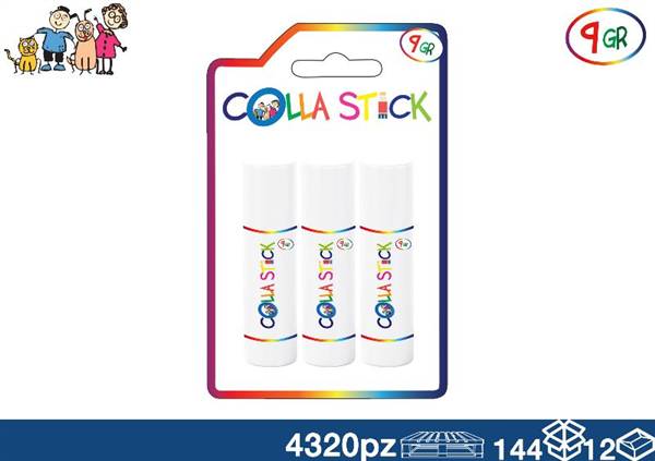 EOL COLLA STICK 9GR 3PZ 