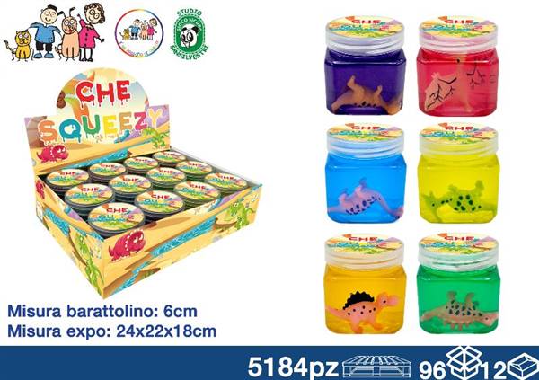 EOL SLIME JURASSI 140GR IN EXPO 12PZ 