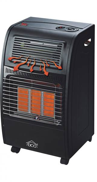 DCG STUFA A GAS CON TURBO GH09 