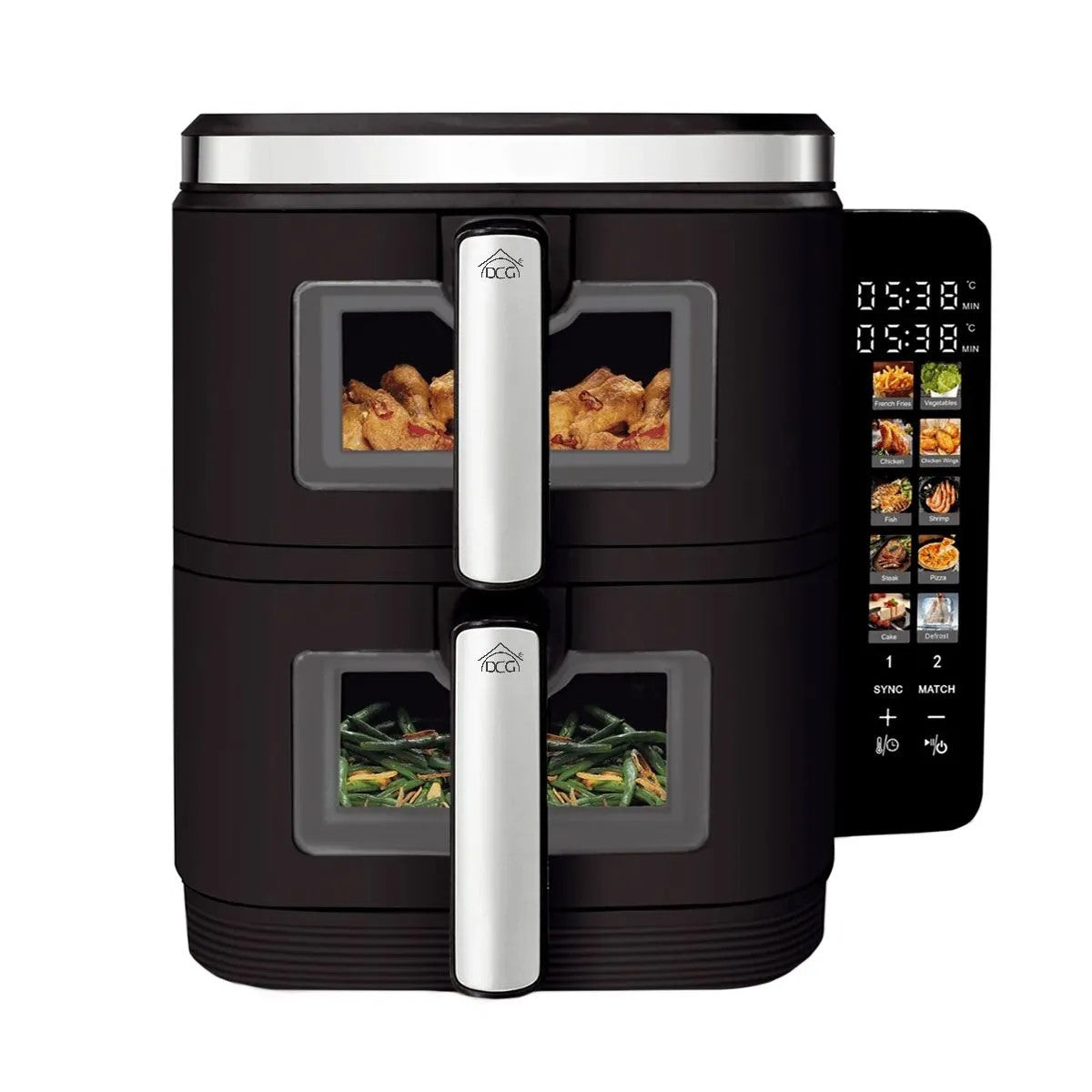 DCG FRIGGITRICE ARIA 11LT 2CEST FR4611D 2800W DIGITALE