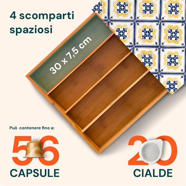 AVILIA PORTACAPSULE IN BAMBU SORRENTO