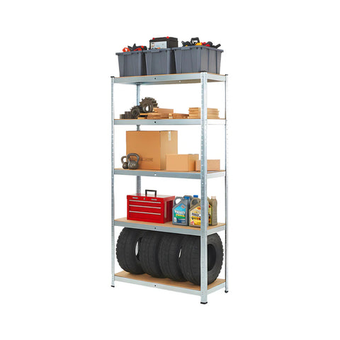 GB TRADE SCAFFALE 5 RIPIANI 90X40XH180CM PORTATA 175KG