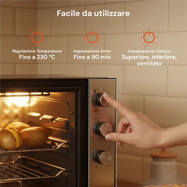 STAYLUX FORNO ELETTRICO 70LT 2500W 