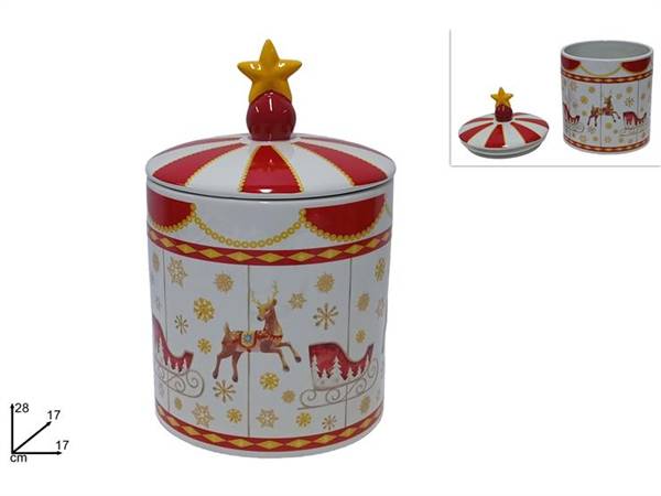 DUE ESSE BARATTOLO 28X17CM RENNA C/SLITT 