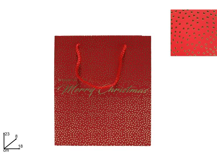 DUE ESSE BUSTA REGALO ROSSA 23X18X8