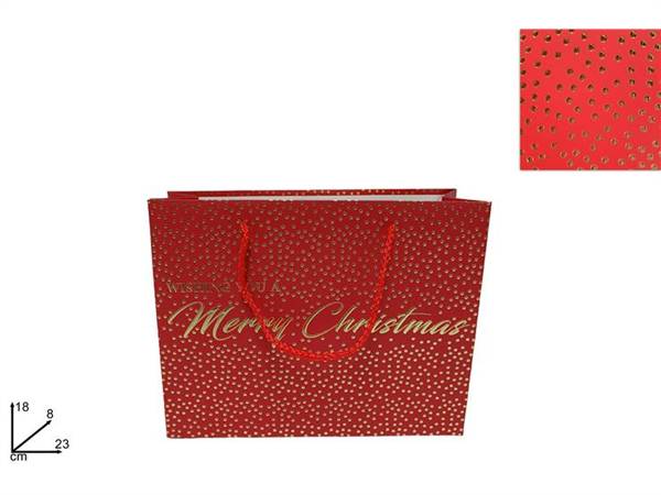 DUE ESSE BUSTA REGALO ROSSA 23X18X8 