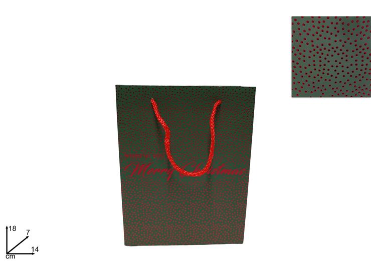 DUE ESSE BUSTA REGALO VERDE 18X14X7