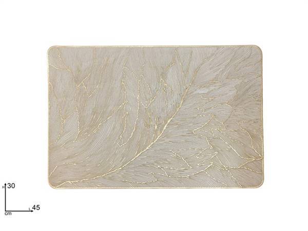 DUE ESSE TOVAGLIETTA 45X30 FIORI ORO 