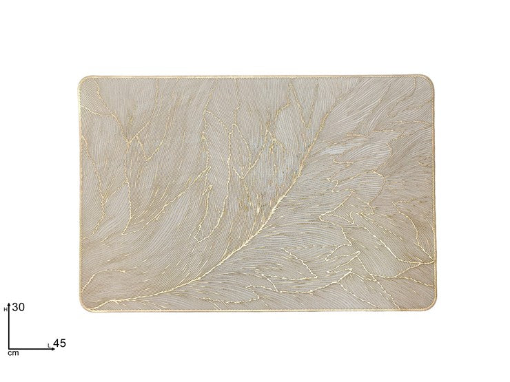DUE ESSE TOVAGLIETTA 45X30 FIORI ORO