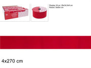 DUE ESSE NASTRO ROSSO VELLUTO 4CMX2,7 