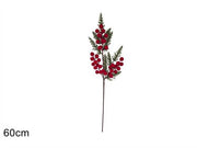 DUE ESSE STELO 60CM BACCHE VELLUTO ROSSO 