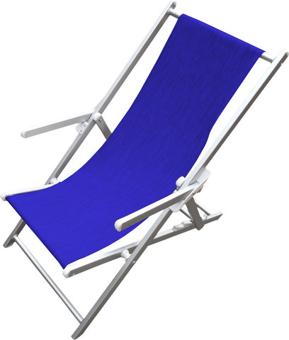 Gtr Sdraio Lux Beach Blu C/struttura All
