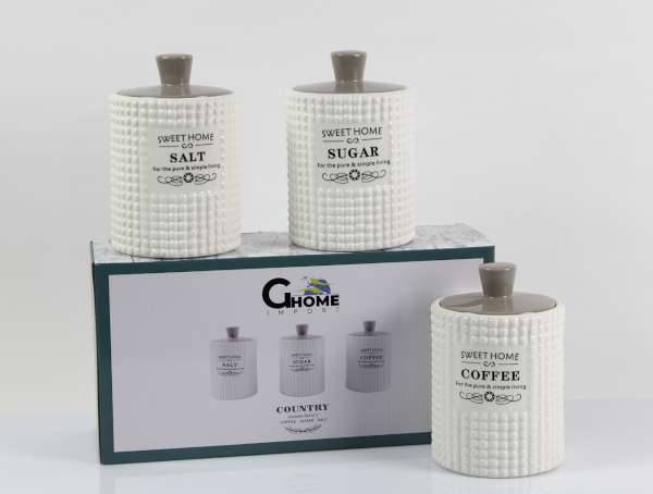 GHOME TRIS BARATTOLO IN CERAMICA 750ML 