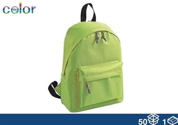 EOL ZAINO TESSUTO VERDE LIME 38X28X12 
