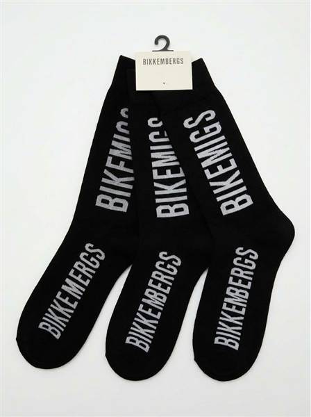BIKKEMB CALZINO 3PZ TENNIS NERO BK014 39-42