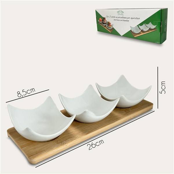 ARCA CIOTOLE 3PZ SET APERITIVO