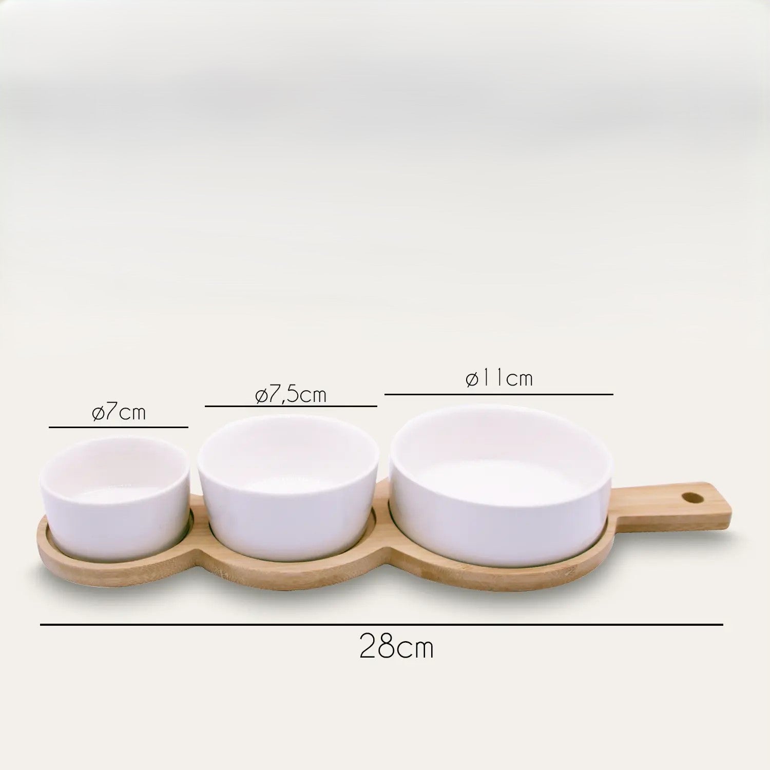 ARCA CIOTOLE 3PZ SET APERITIVO